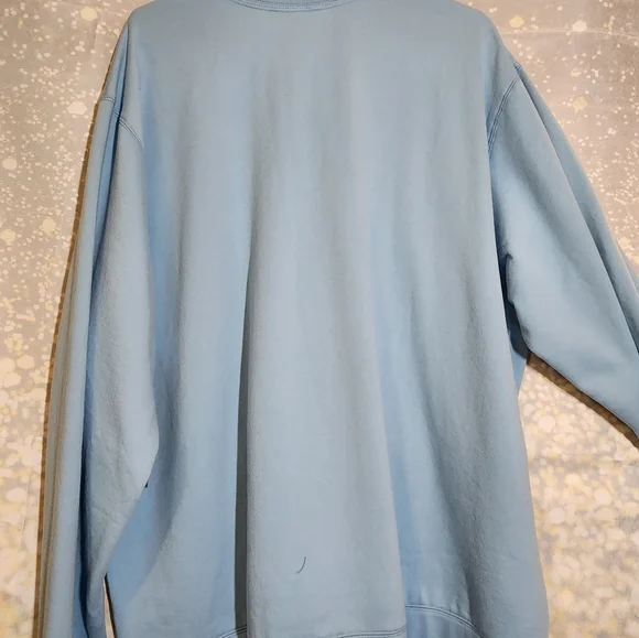 SSPC#03-NWT Eddie Bauer Mr. LS Everyday Fleece Sweatshirt 2XL 30"p2p - Picture 4 of 5